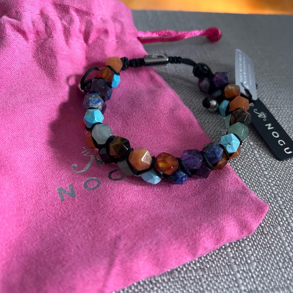 NOGU 7 Gemstone Geom Bracelet